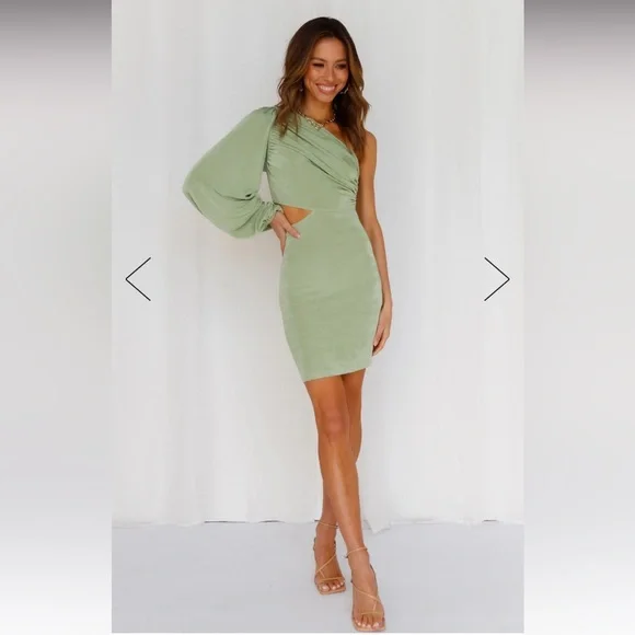 Hello Molly | Dresses | Hello Molly Ambitious Girl Green Dress Size Small |  Poshmark